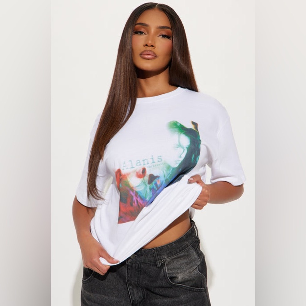 NWT ALANIS MORISSETTE GRAPHIC TEE, VARIOUS SIZES